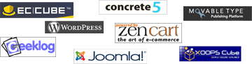 XOOPSCube,Geeklog,ZenCart